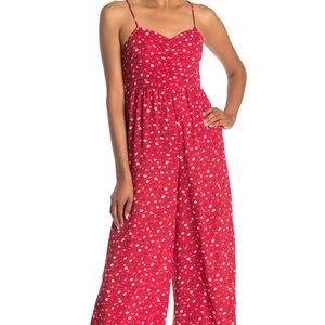 Madewell Ruched Wide Leg Jumpsuit